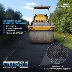 Super Geotextile Woven Geotextile Fabric for Driveway and Road Stabilization