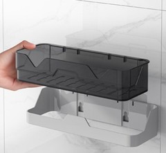 Triangular Corner Shower Caddy – Bath Storage Organizer Shelf, Bathroom Holder