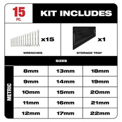 Combination SAE and Metric Wrench Mech Tool Set (30-Piece) AUTHORIZED USA DEALER