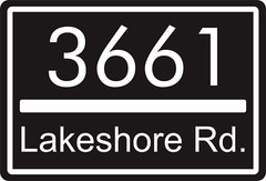 Custom Address Aluminum Metal Sign Customized W/ Number and Street 8″ x 12″ Size