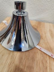 Pair of SAVA 1-Spray 4.4 in Single Wall Mount 1.75 GPM Fixed Shower Head, Chrome