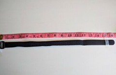 12pc Black Nylon Hook&Loop Fasteners/Straps/Cable Ties,Adjustable,8″/16″/20″,NEW