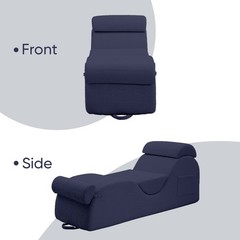 Zafly Yoga Chaise Lounge Indoor, Yoga Chaise, Ergonomic Reading Chair for Adults