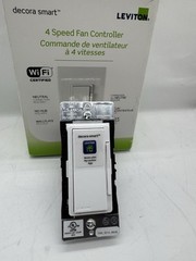 Leviton Decora Smart 4-Speed Fan Controller with Wi-Fi Technology No. DWASF
