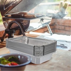 20 Pack Small Drip Pans Weber Aluminum X Pan Grill Of Genesis Spirit Q Bbq 8.5×6