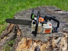 Vintage Stihl 011 AVT Electronic Quickstop Runs low compression READ description