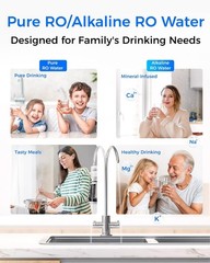 [Dual Flow] Waterdrop WD-T4-A Alkaline pH+ Reverse Osmosis Water Filter,10-Stage