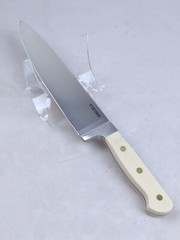CAROTE Kitchen Knives, Stainless-Steel Blades & Triple-Riveted BEIGE Handles NEW