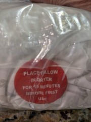 Two My Pillow Premium S/Q Size Washable Dryable Bed Pillows NEW