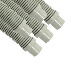 Puri Tech Vacuum Hose Navigator Pool Vac Ultra Aquabug 1.5in x 48ft Lt Grey 5 pk
