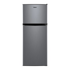 Galanz 4.6 cu ft Stainless Steel Mini Fridge with Freezer—compact, energy-effici