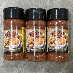 New Texas Roadhouse Rattlesnake Bite Seasoning Blend 3.3 oz Lot Of 3