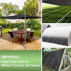 Anti-Aging 10ftx20ft Sun Shade Fabric – Perfect for Greenhouses & Kennels