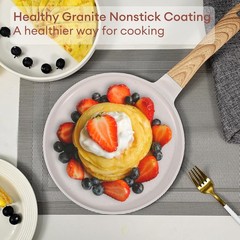 Crepe Pan Nonstick 9.5 Inch Comales Para Tortillas Griddle Pan for Stove Top …
