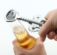 HQY Wing Corkscrew Wine Opener – Premium All-in-One with Money-Back Guarantee