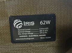 Iris Technology P3 Military Folding 60 Watt 12V Solar Charger panel PN 18063 NEW