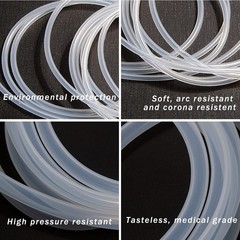 1/16 ID Silicone Tubing, 1/16 ID x 1/8 OD Food Grade Silicone Tube, High Temp…