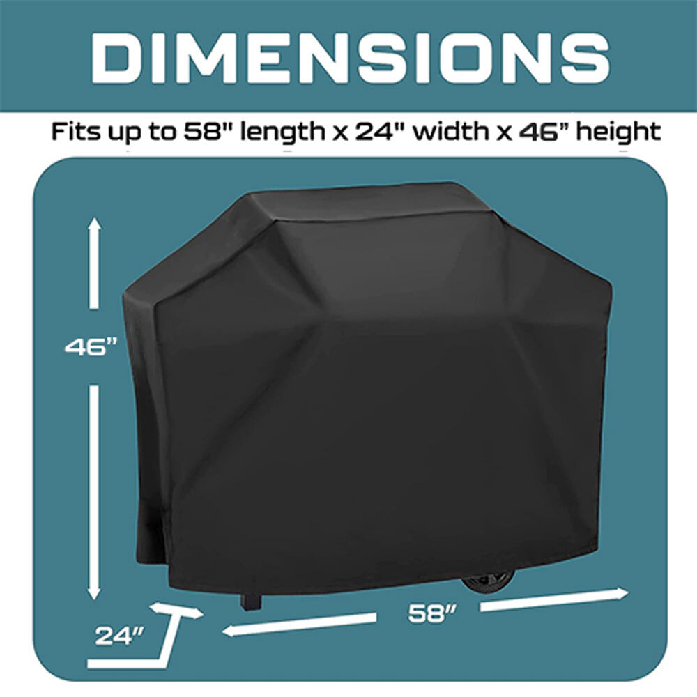 58 Inch 7130 Grill Cover For Weber Genesis II & Genesis 300 Series Gas Grills