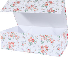 Floral Gift Box with Magnetic Lids 13.8X8.3X4.4 In, Large Bridesmaid Proposal Bo