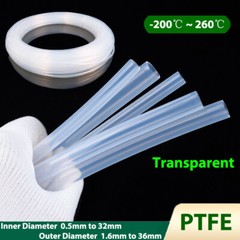 F46 FEP Transparent Tube PTFE Hose Fluoroethylene Pipe High Temp 260℃ Flexible
