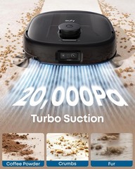 eufy E25 Omni Robot Vacuum and Mop Combo, 20,000 Pa Suction and accessory kit