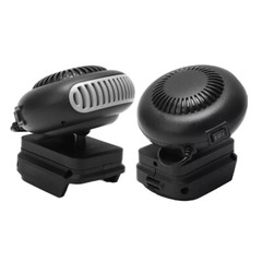 Small Space Heater 170W 2 Gears 18V Battery Operated Electric Fan Heater