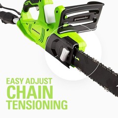 Greenworks 7-Amp 10 inch Bar Corded Electric Pole Saw PSA803 Total Length 9 Feet