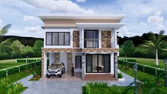 House Plans 9×11 Meter 30×36 Feet 4 Beds 3 Baths Shed Roof PDF (A4 Hard Copy)