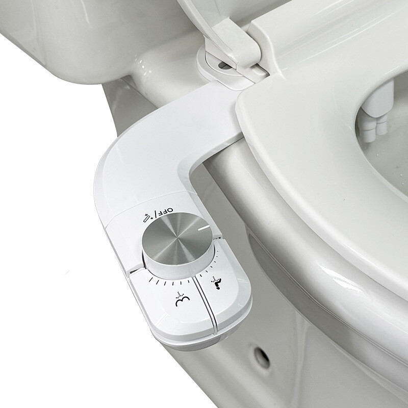 Bidet Fresh Water Dual Spray Kit Non Electric Toilet Seat Attachment Cold Wash