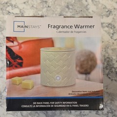 Mainstays Electric Wax Warmer Plug-In Beige 4 x 4 x 4.4 in Solid Container