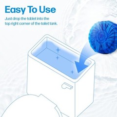 Disposable Toilet Bowl Cleaners(15-300 Tablets) Odor Eliminator, Fresh Scent