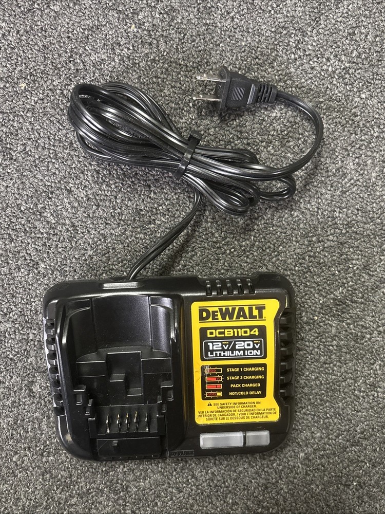 Dewalt DCB1104 12v/20v Battery Charger 4Amp Charger Cargador