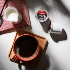 Folgers Black Silk Dark Roast K-Cup Coffee Pods 60 Count Keurig 6 Pack -Free P&P