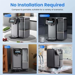 Hydrofast C100 Water Filters & 41-100.4°F Countertop Reverse Osmosis System,