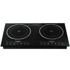 Induction Cooktop 2 Burners Electric Hob Cook Top Stove Ceramic Cooktop 110V