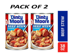 DINTY MOORE Beef Stew, Shelf-Stable, Steel Can 38 oz PACK OF 2